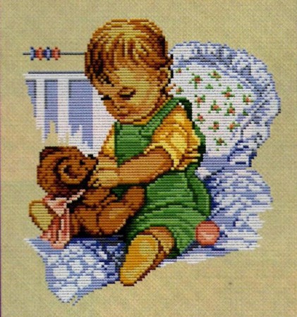 Chlapček s macíkom